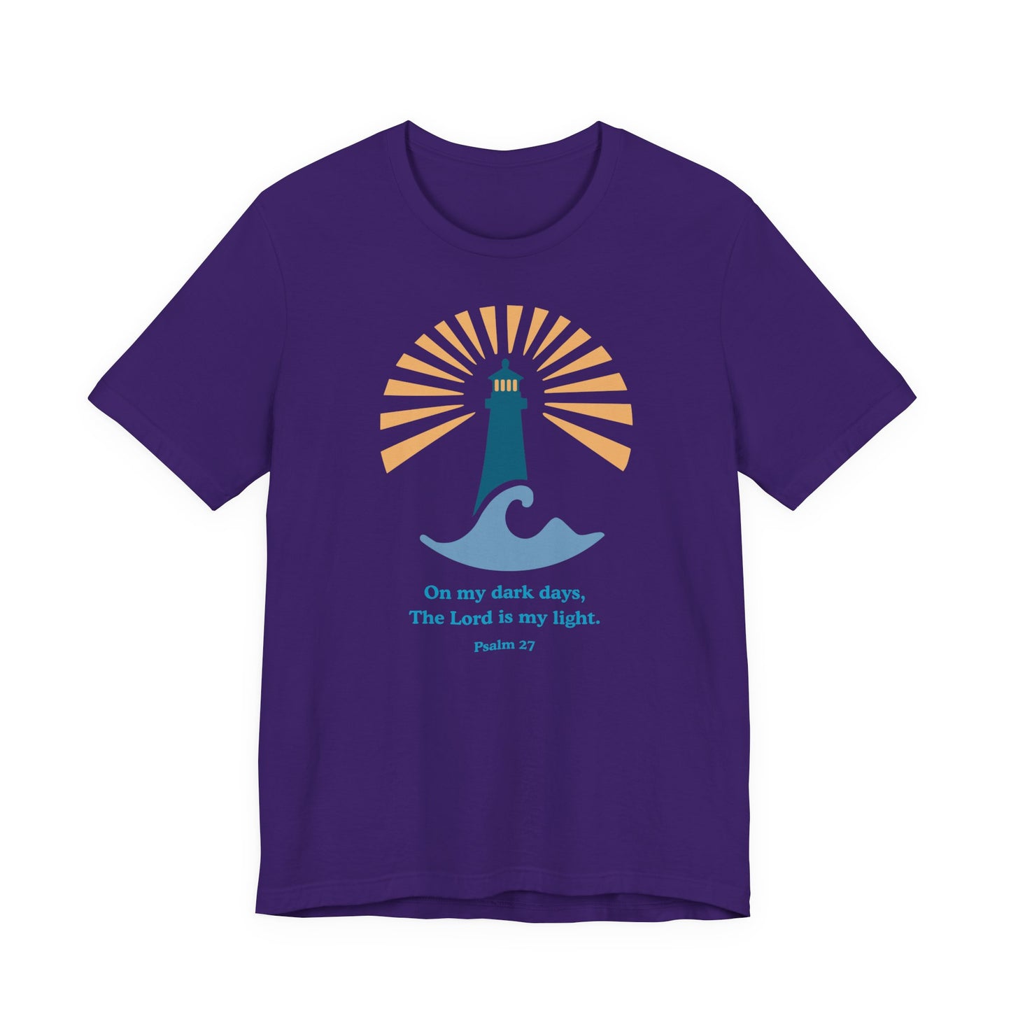 "The Lord is my light" - Christian T-Shirt