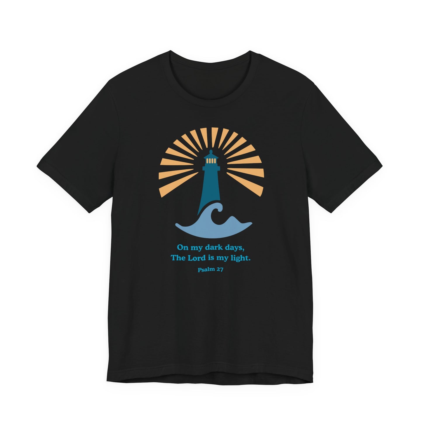 "The Lord is my light" - Christian T-Shirt