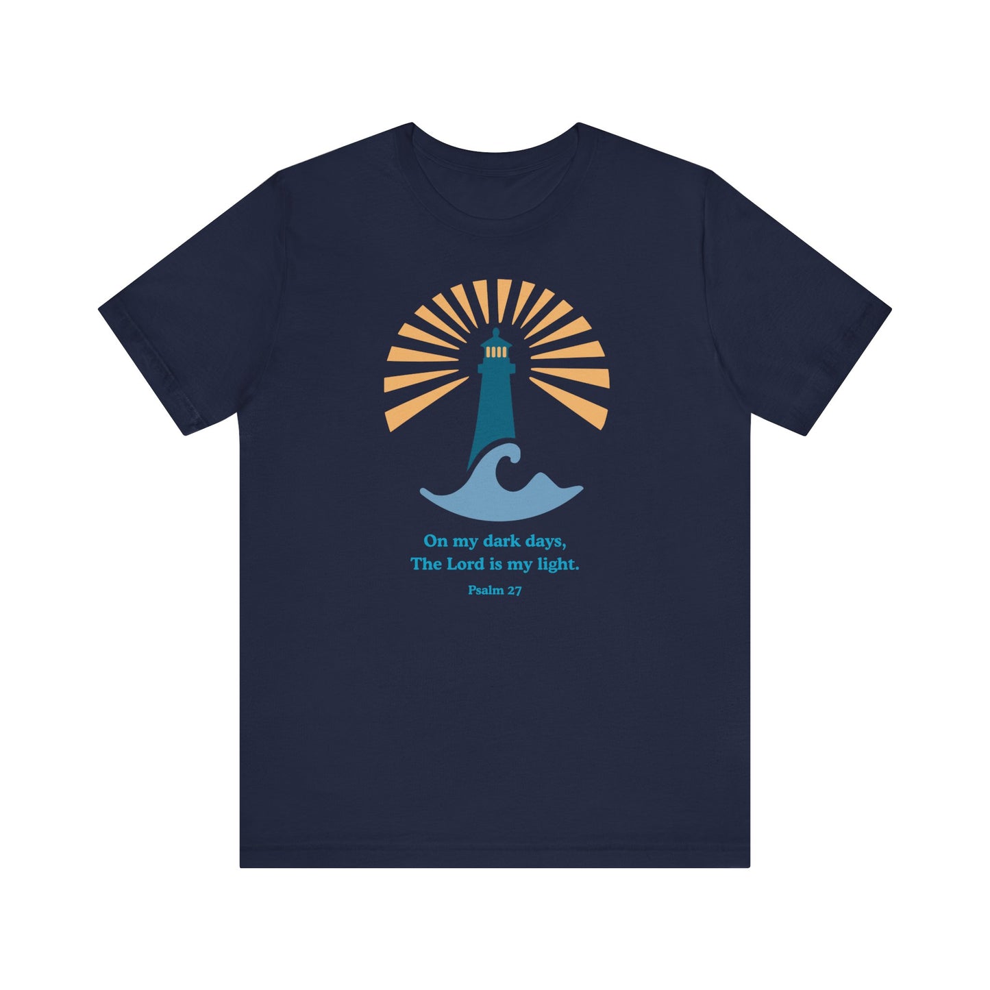 "The Lord is my light" - Christian T-Shirt