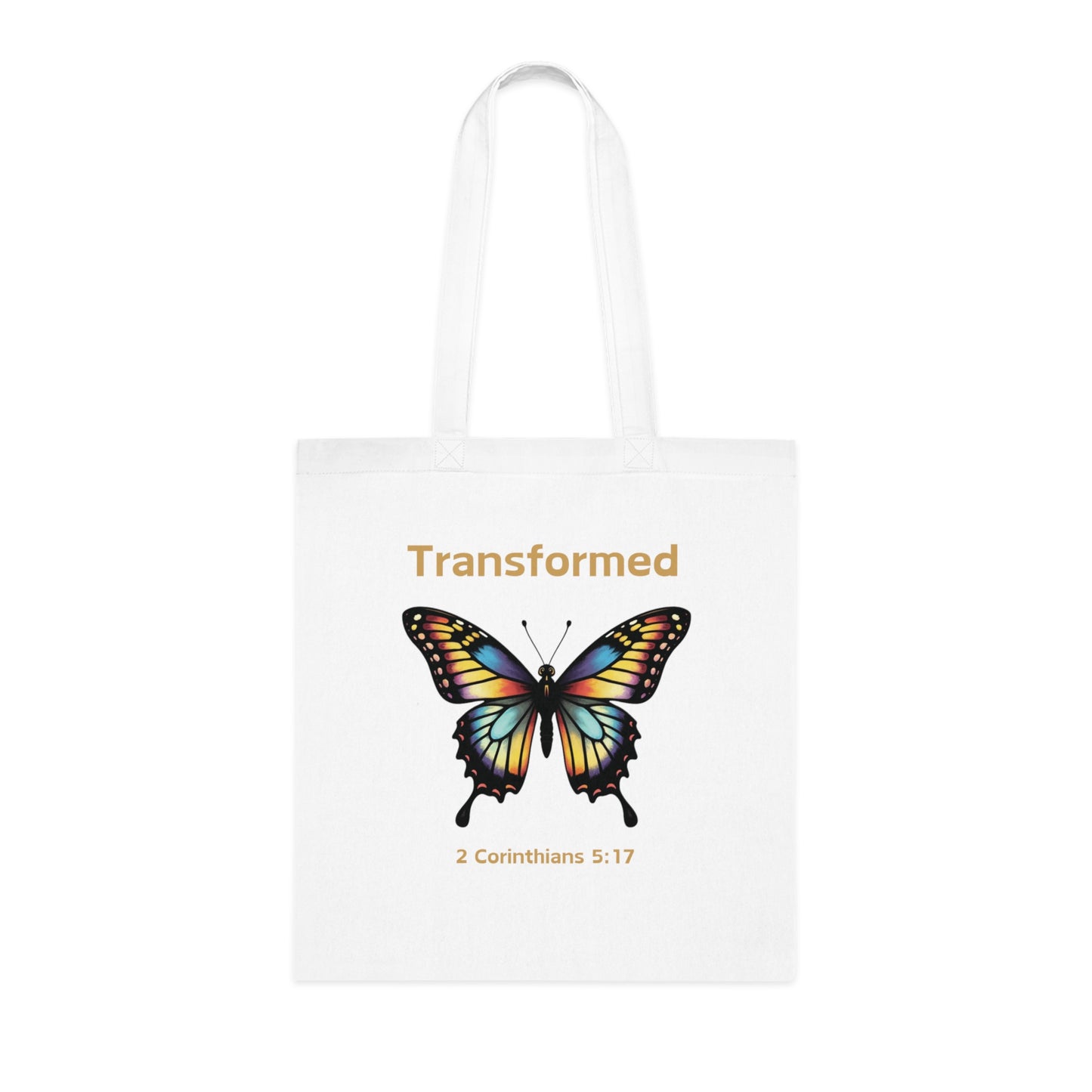 Bible Verse Tote Bag - 2 Corinthians 5:17