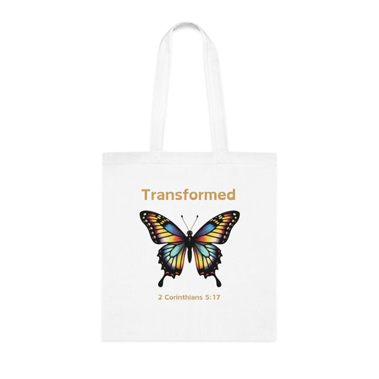 Bible Verse Tote Bag - 2 Corinthians 5:17
