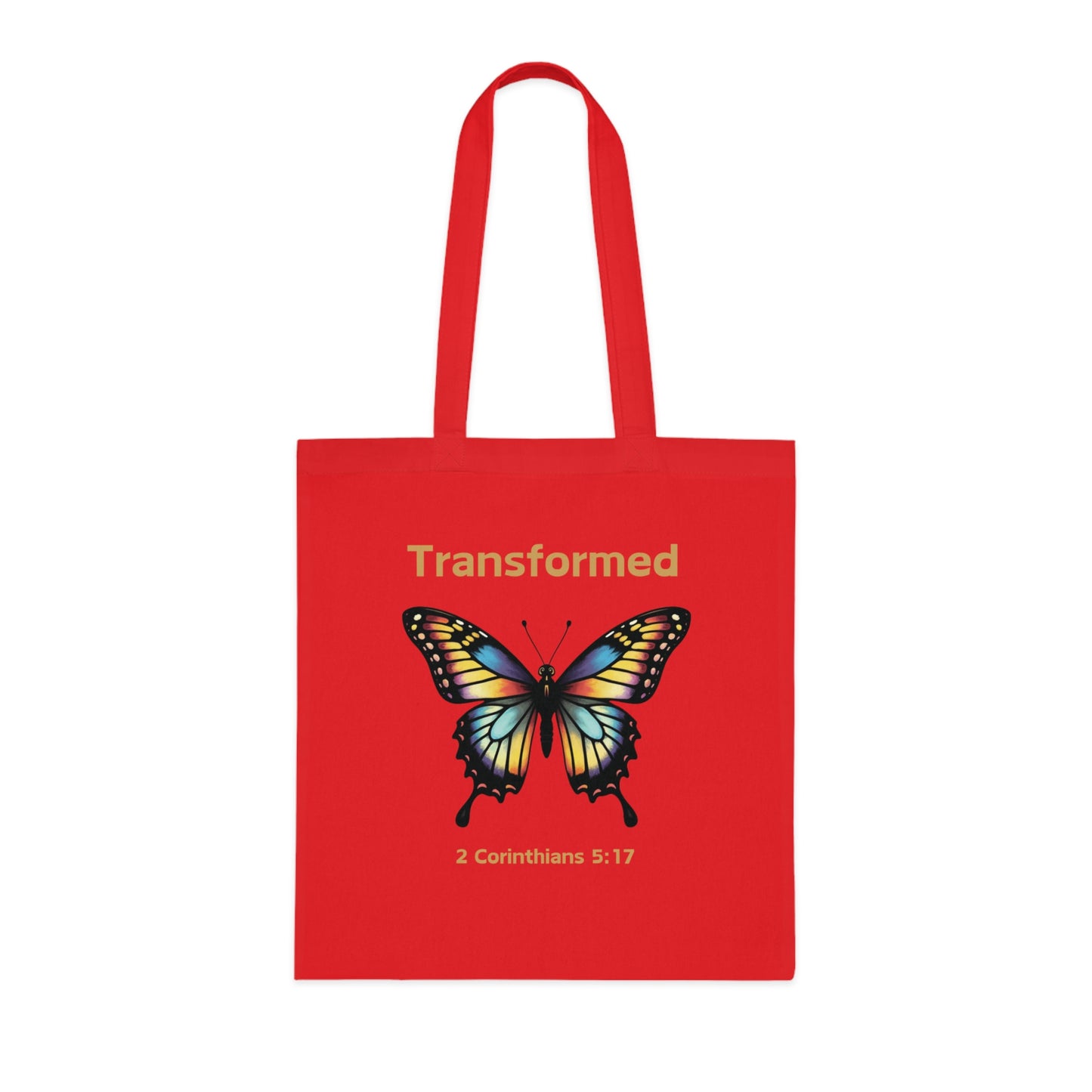 Bible Verse Tote Bag - 2 Corinthians 5:17