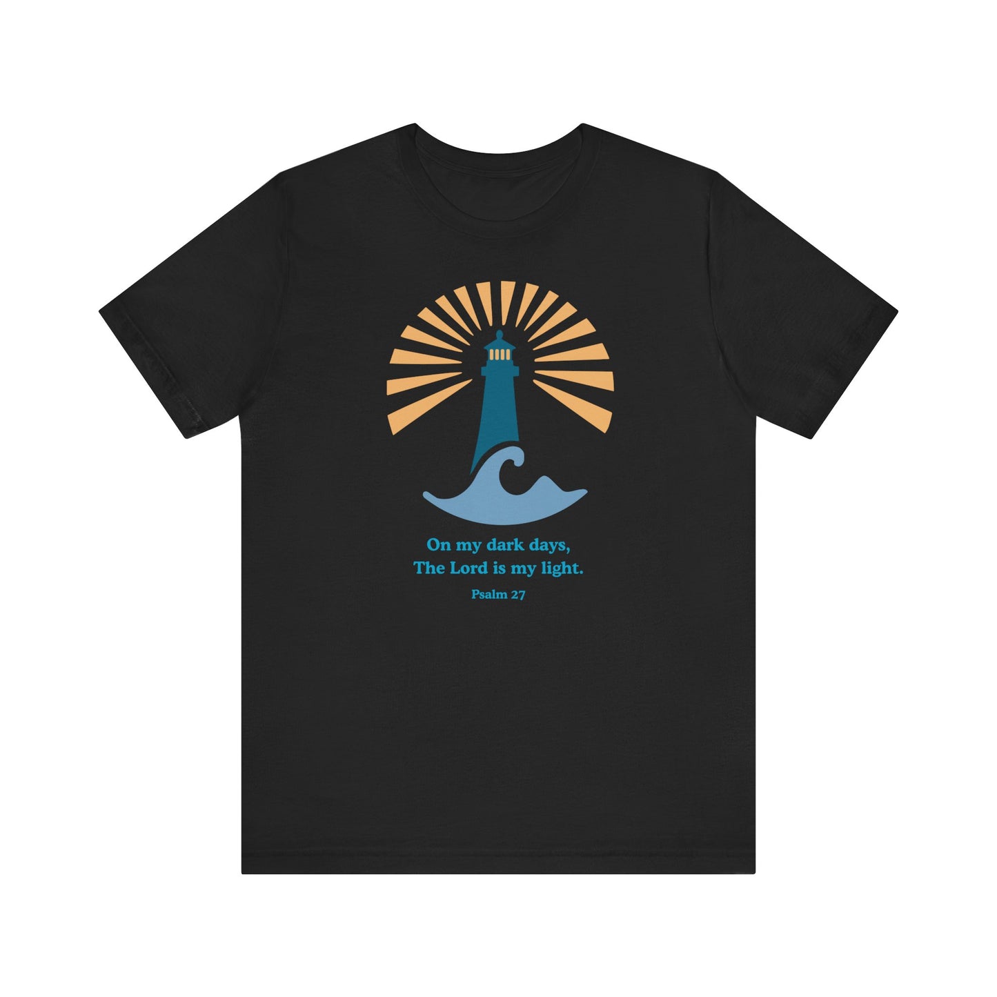 "The Lord is my light" - Christian T-Shirt