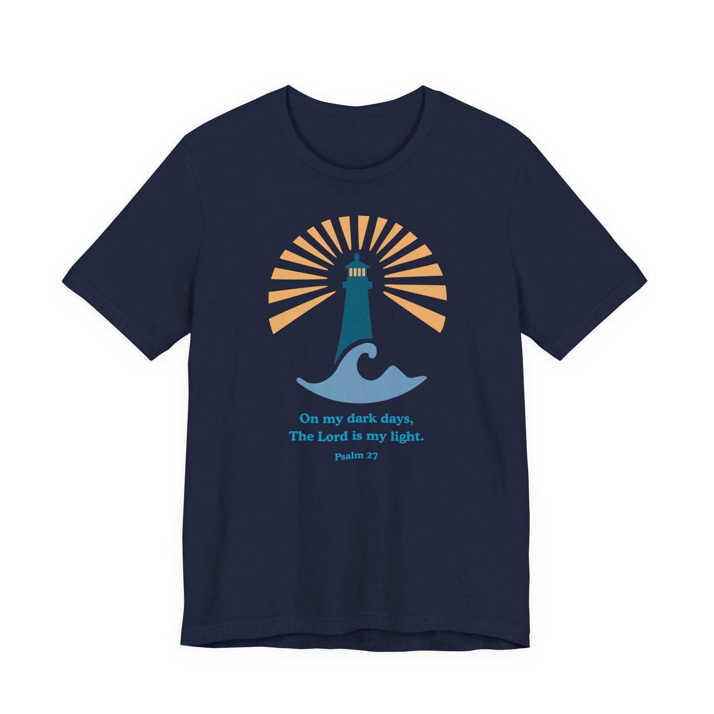 "The Lord is my light" - Christian T-Shirt