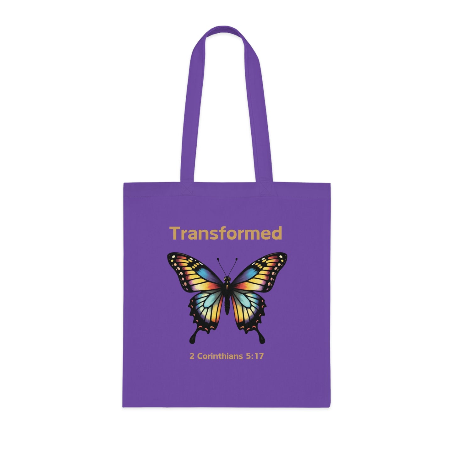 Bible Verse Tote Bag - 2 Corinthians 5:17
