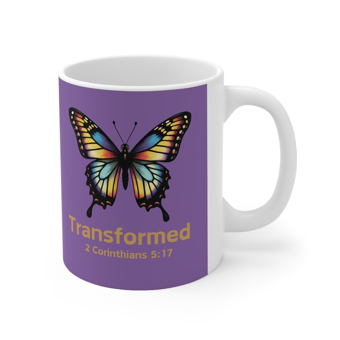 Faith-Based Ceramic Coffee Cup - Fun Design for Christian Coffee Lovers