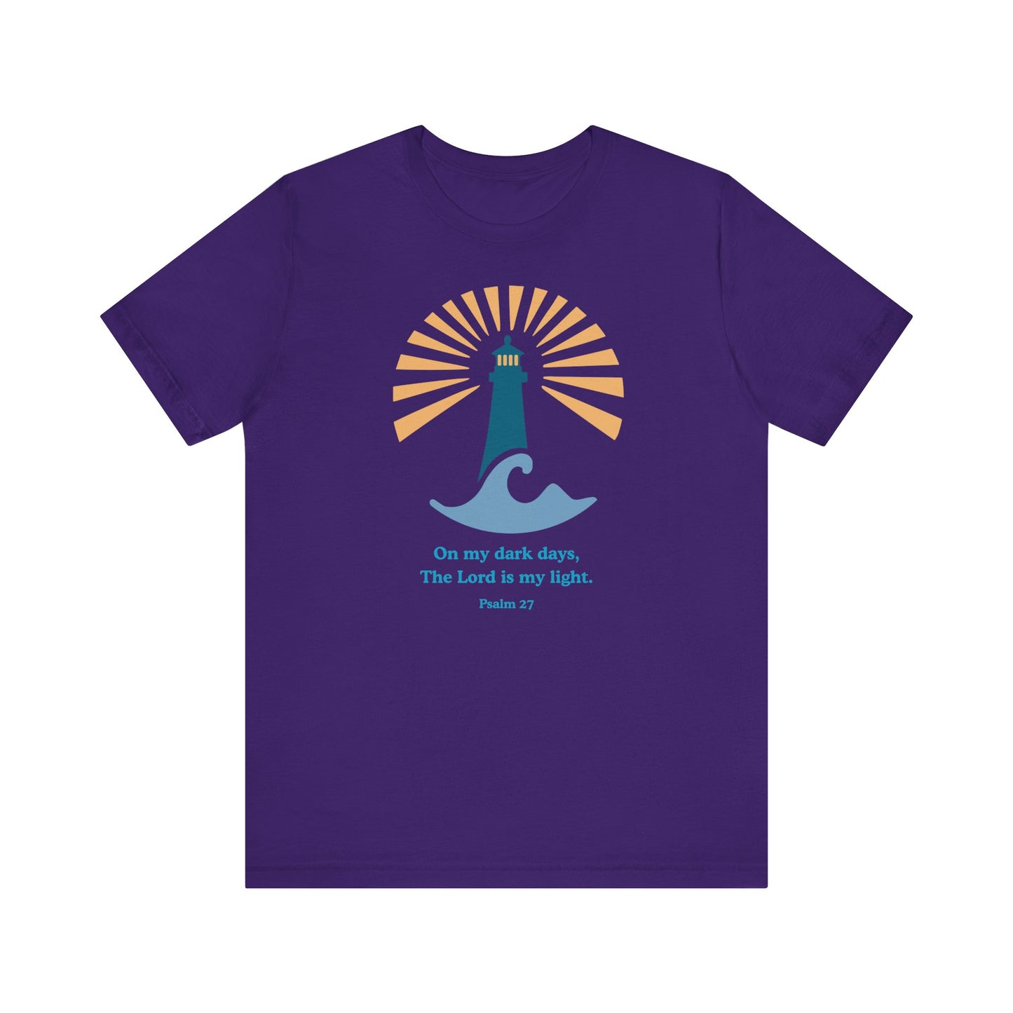 "The Lord is my light" - Christian T-Shirt