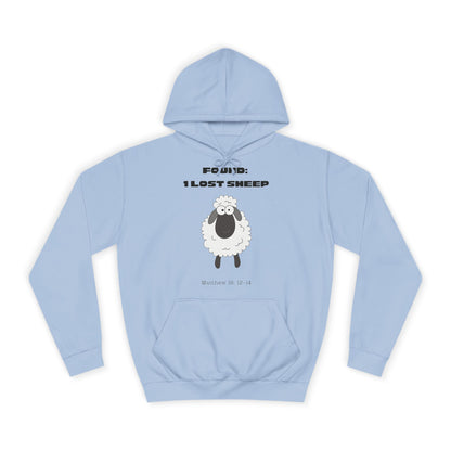 Christian College Hoodie 'Found, 1 Lost Sheep' Matthew 18:12-14