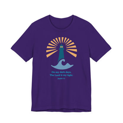 "The Lord is my light" - Christian T-Shirt