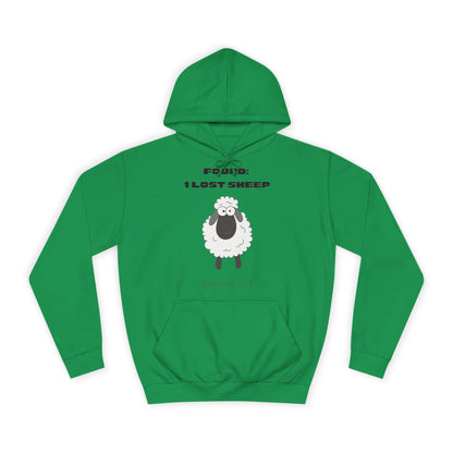Christian College Hoodie 'Found, 1 Lost Sheep' Matthew 18:12-14