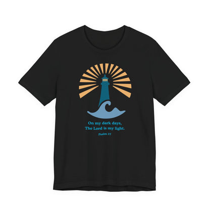 "The Lord is my light" - Christian T-Shirt