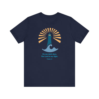 "The Lord is my light" - Christian T-Shirt