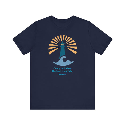 "The Lord is my light" - Christian T-Shirt