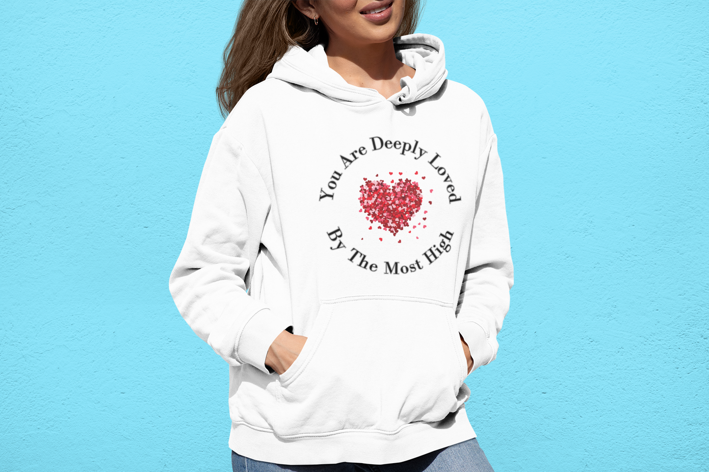 Christian Unisex Hoodie - Jeremiah 31:3 I Am Deeply Loved By The Most High