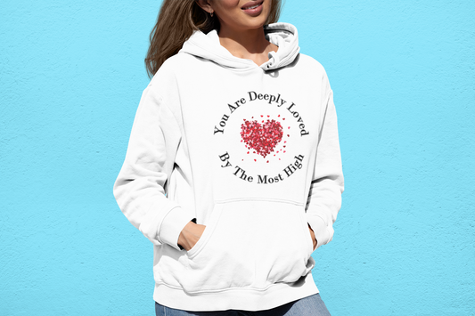 Christian Unisex Hoodie - Jeremiah 31:3 I Am Deeply Loved By The Most High