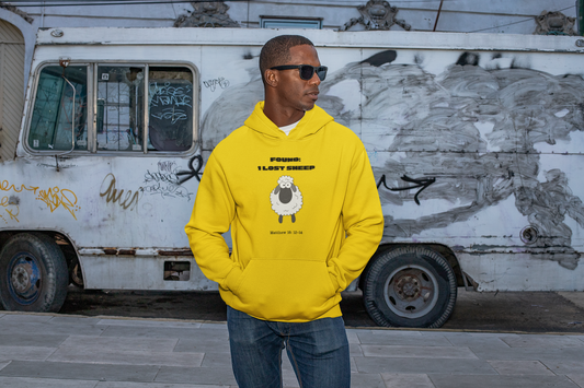 Christian College Hoodie 'Found, 1 Lost Sheep' Matthew 18:12-14