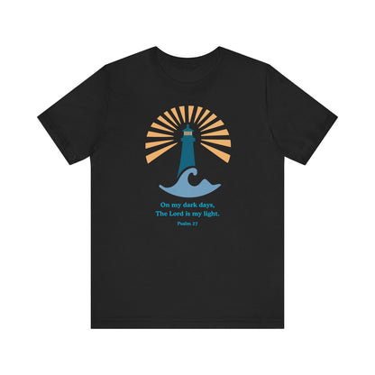 "The Lord is my light" - Christian T-Shirt