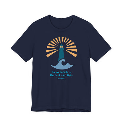 "The Lord is my light" - Christian T-Shirt