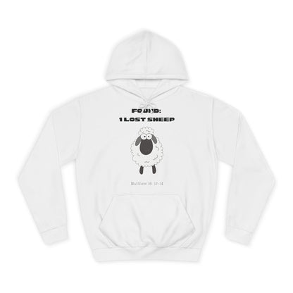 Christian College Hoodie 'Found, 1 Lost Sheep' Matthew 18:12-14