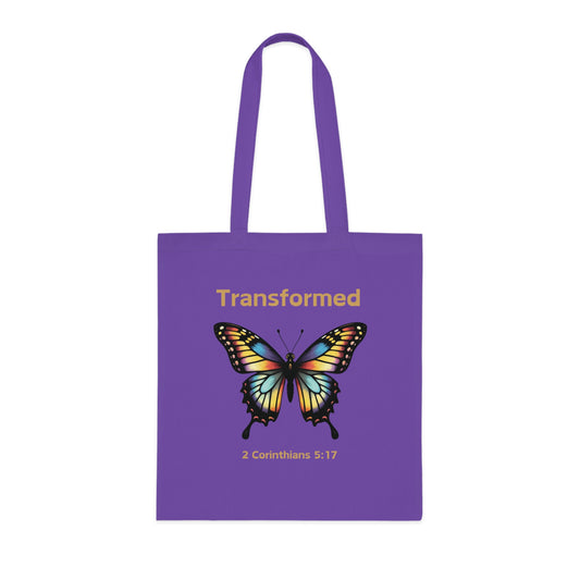Bible Verse Tote Bag - 2 Corinthians 5:17