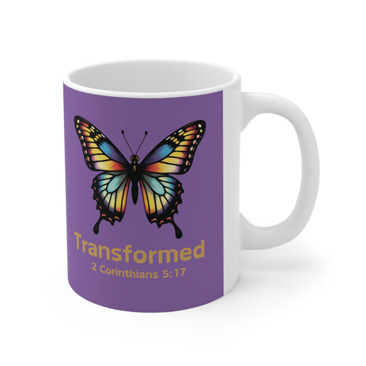 Faith-Based Ceramic Coffee Cup - Fun Design for Christian Coffee Lovers