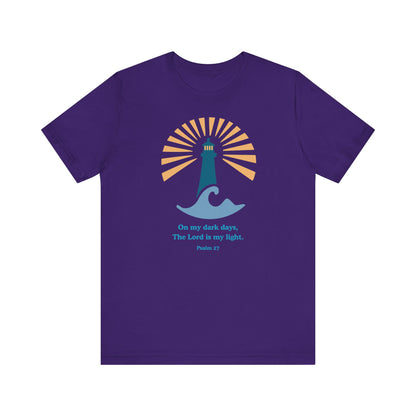 "The Lord is my light" - Christian T-Shirt