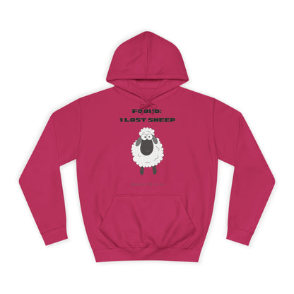 Christian College Hoodie 'Found, 1 Lost Sheep' Matthew 18:12-14